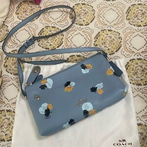 Coach Crossbody Bag in Blue Floral